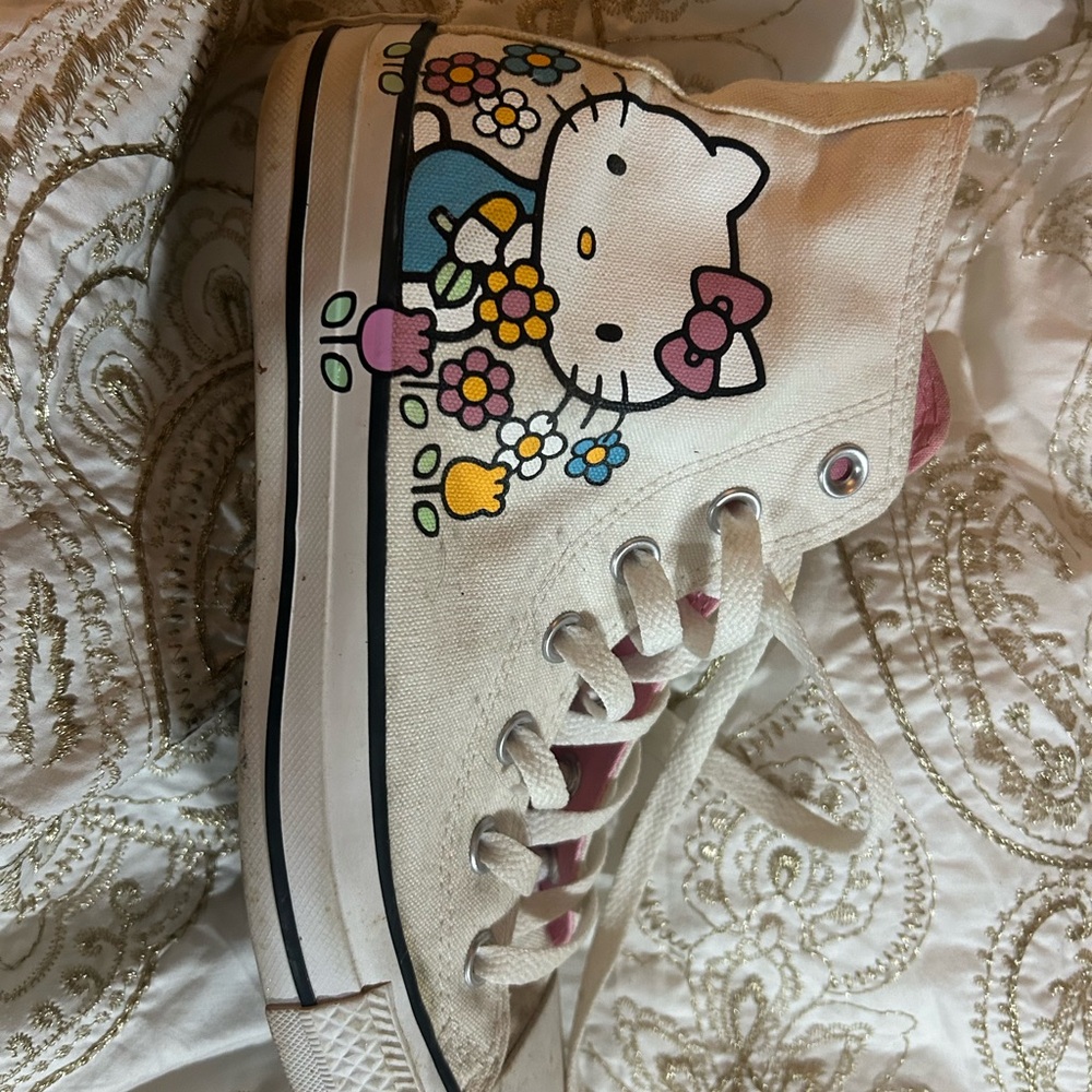 Pink High-Top Sneakers